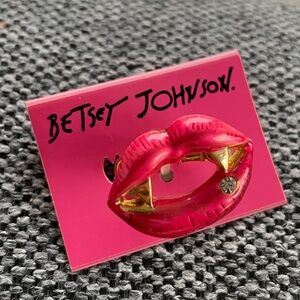 Betsy Johnson vampire ring 2000s